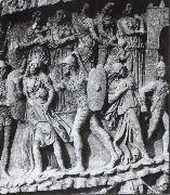 unknow artist Caught Women and Children, relief at the Pillar of Marcus Aurelius. Rome Spain oil painting artist